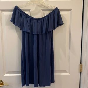 Off the shoulder knit dress